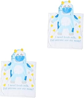 SOIMISS 2 Pçs Capa De Toalha Toalha Com Capuz Para Bebê Toalhas De Bebê Capa Para Criança Toalha De Praia Toalha Com Capuz De Desenho Animado Toalha De Natação Para Bebê Manto Roupão De