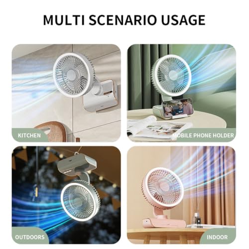 Ventilateur de circulation d'air contre la chaleur de chevet USB