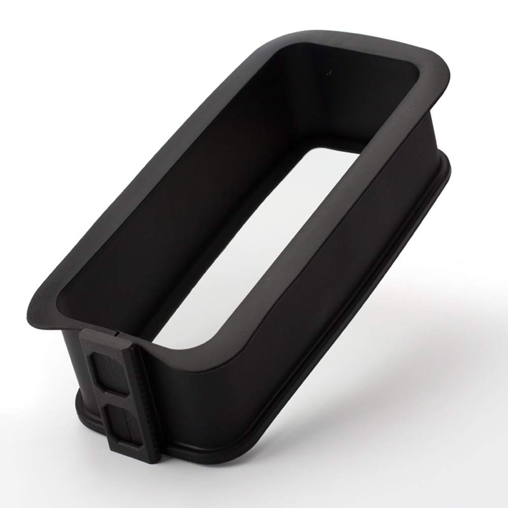 Molde desmontable de silicona antiadherente con parte inferior extraíble y base de vidrio, molde para tartas de queso a prueba de fugas para hornear, sin BPA