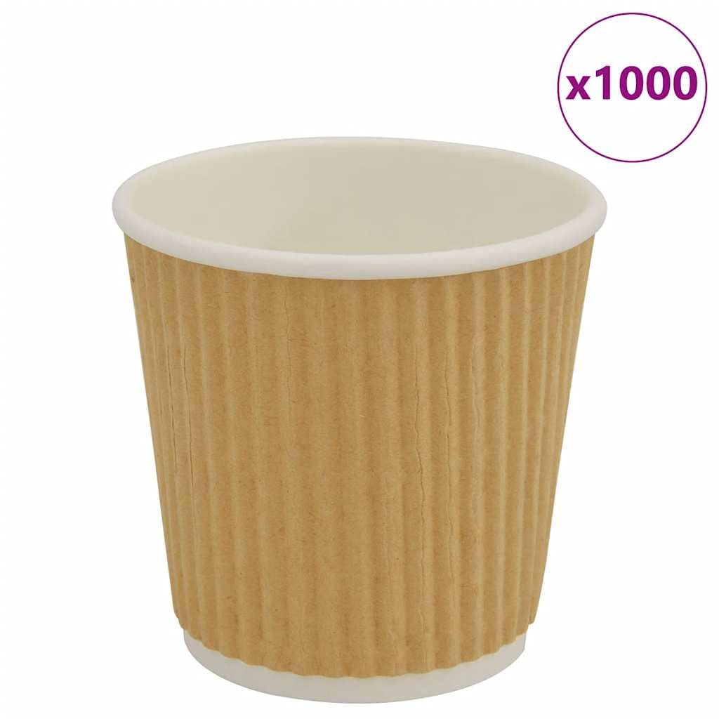 Homgoday Arredo Bicchieri da caffè in Carta 1000 pz 4oz 100ml Marrone,Arredo Arredo Mobili da Interni per Camera da Letto Soggiorno Ufficio MEDELLO4102798