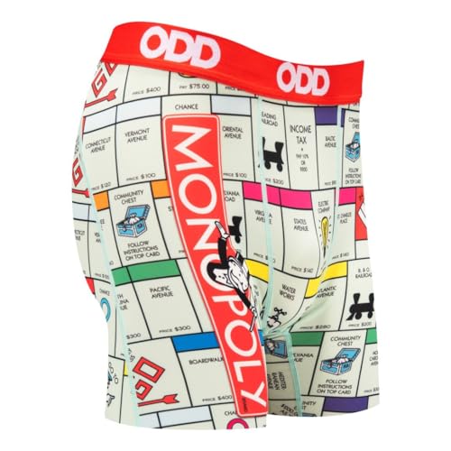 Odd Sox Men's Boxer Brief, Monopoly Board Game, Fun Novelty Underwear3