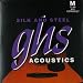 GHS Acoustic Guitar Silk & Steel Medium 12 Strings, .011 - .048, 610