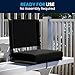 Flash Furniture Grandstand Portable Stadium Seat for Bleachers or Benches, Folding Padded Stadium Chair with Carrying Handle, 500 lb. Weight Capacity, Black