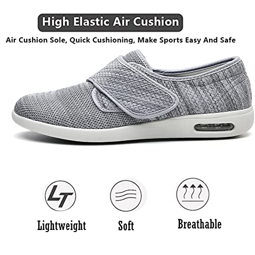 Women's Diabetic Shoes Wide Width Edema Shoes Breathable Memory Foam Lightweight Walking Sneakers for Elderly Swollen Feet2