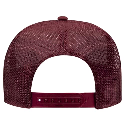 Image of OTTO Polyester Foam Front 5 Panel High Crown Mesh Back Trucker Hats in 97, Bulk, Wholesale