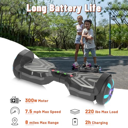 Image of SIMATE Scooter, Bluetooth Speakers and LED Light-Up Wheels, APP Control, Dual 250W Motors, 8.5 mph Max Speed & 8.5 Miles Max Range, Gifts for Kids Adults Girls Boys