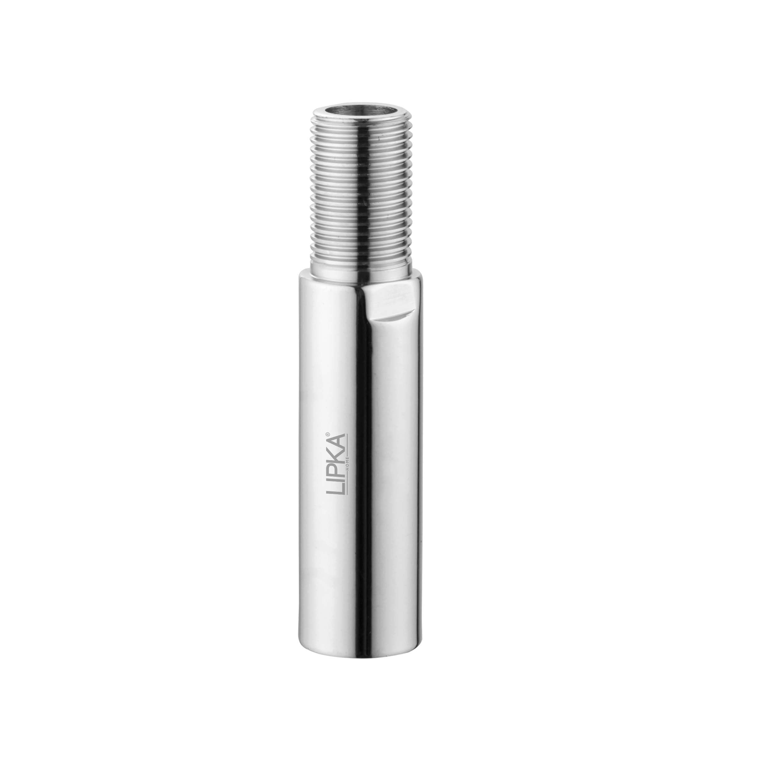 Lipka Full Brass Extension Nipple (4 inches) for Pipe Fittings | Pack of 1 | Chrome Finish-image-25
