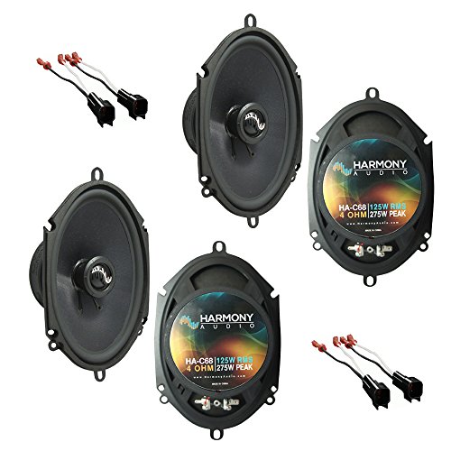 Harmony Audio C68 Factory Premium Speaker Replacement Upgrade Package Compatible with Ford Explorer 2002 2003 2004 2005