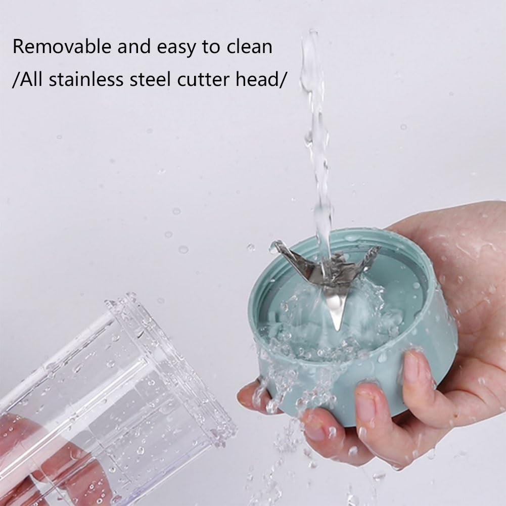 Frullatore Smoothie Maker Power Grinder 2 Velocità Smoothie Blender Con Lame In Acciaio Inossidabile Tritatutto Ice Crusher Con Alta Velocità Di 32.000 Giri/min Contenitore Tritan Senza BPA 250W ( Siz