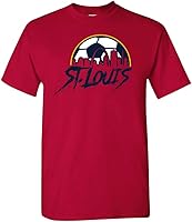 Vista 16 de Xtreme Apparrel Camiseta Team City Skyline para los aficionados al fútbol Atlanta - Camisa negra