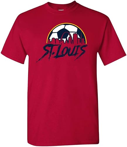 Miniatura 16 de Xtreme Apparrel Camiseta Team City Skyline para los aficionados al fútbol Atlanta - Camisa negra