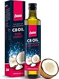 MCT Öl C8 100% Kokosöl Caprylsäure 500ml - für Bulletproof Coffee & Ketogene Diät
