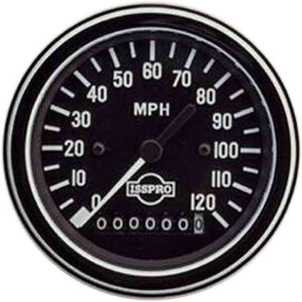 Replacement for Peterbilt 379 Year 1995 3.375 INCH Chrome Electric Speedometer 120 MPH by Technical Precision