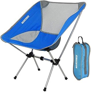 MARCHWAY Ultralight Folding Camping Chair, Portable Compact for Outdoor Camp, Travel, Beach, Picnic