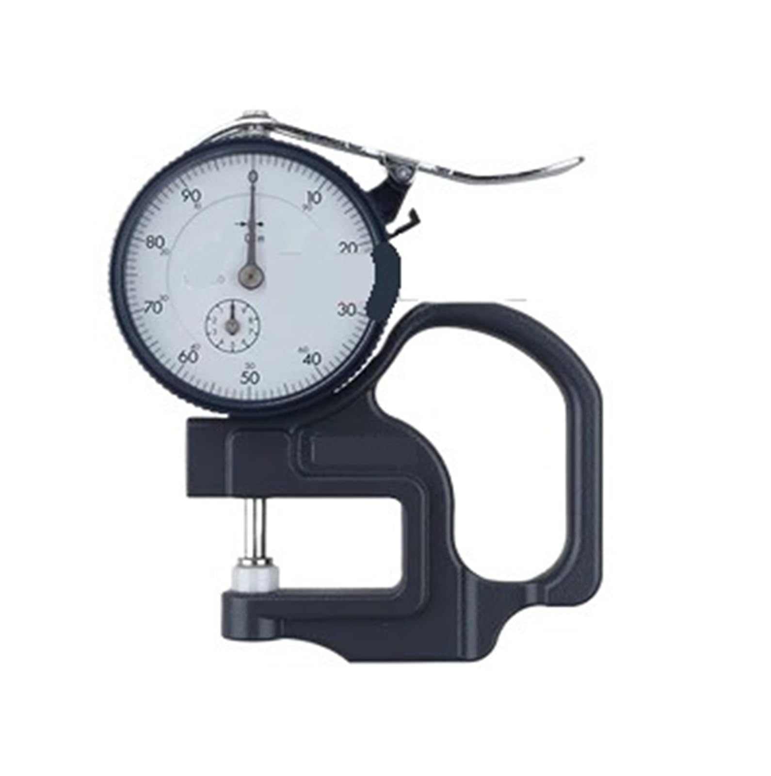 Misuratore di spessore del quadrante, 0-10 mm, profondità 0,01 mm, 30 mm, 7301