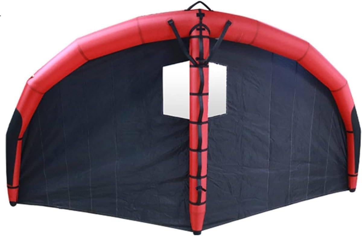 Inflatable Wind Wing Foil Board Combo with Hydrofoil - Handheld Surf Sail, Stable Kiteboard with Window for Beginners, Ultimate Portable Water Sports Equipment