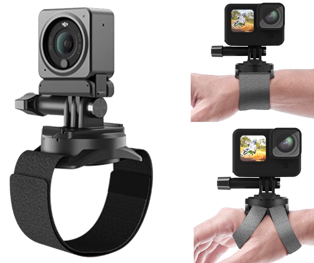ビデオカメラ GoPro - dji action 2 accessories GoPro 用 アクセサリー 360度回転 バッグパック クリップ 落下