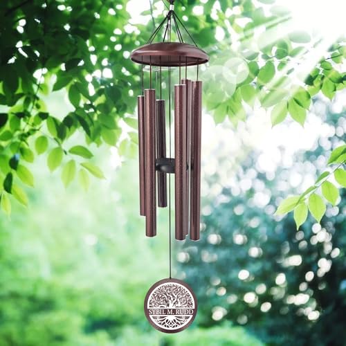 Image of ASTARIN Custom Retirement 36 inch Wind Chimes for Women Man 2024, Happy Retirement Gift Going Away Farewell Gifts for Teacher Coworkers Mom Dad Nurse Boss, Personalized Wind Chime Retiree Gift Ideas