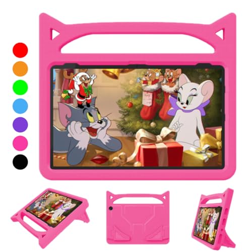 Fire HD 10 Tablet Case for Kids(13th/11th Generation 2023/2021 Release) Lightweight Shockproof Kid-Proof Cover with Stand Kids Case for Amazon Fire HD 10 Tablet&Kids Pro Tablet Pink
