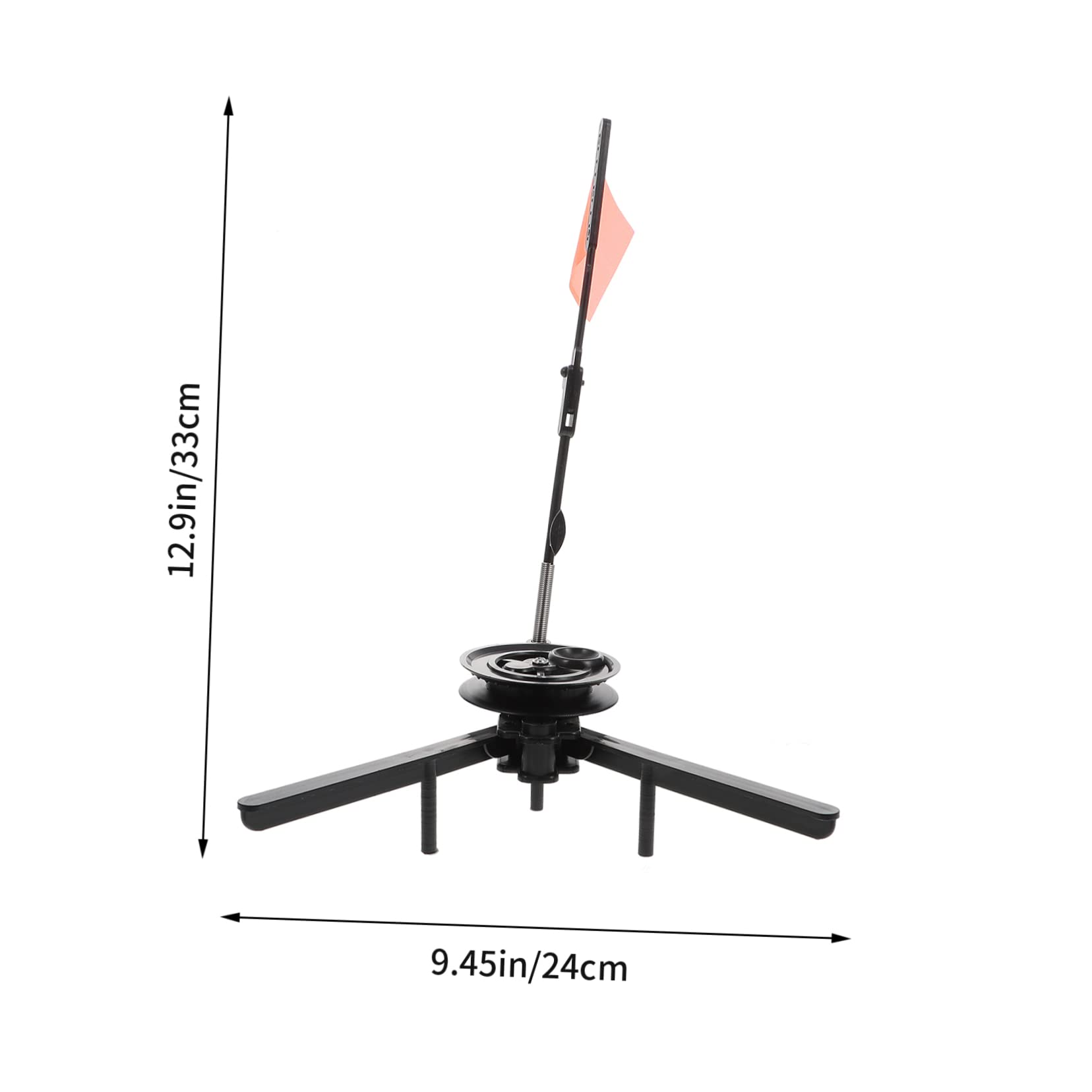 HANABASS Lightweight Ice Fishing with High Visibility Flag Convenient Fishing Supply for Winter Outdoor Use Durable and Portable Fishing Tool