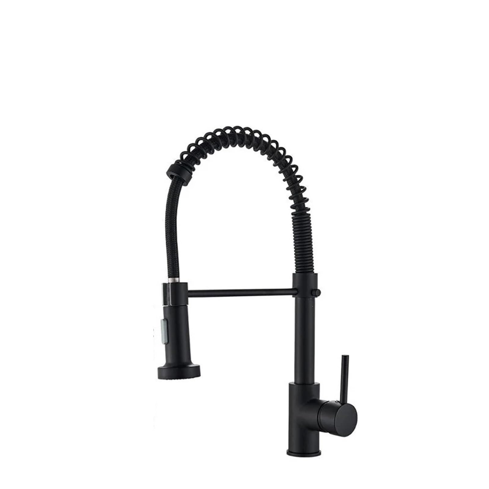 Grifo de cocina de latón macizo cromado con caño alto giratorio de alta durabilidad