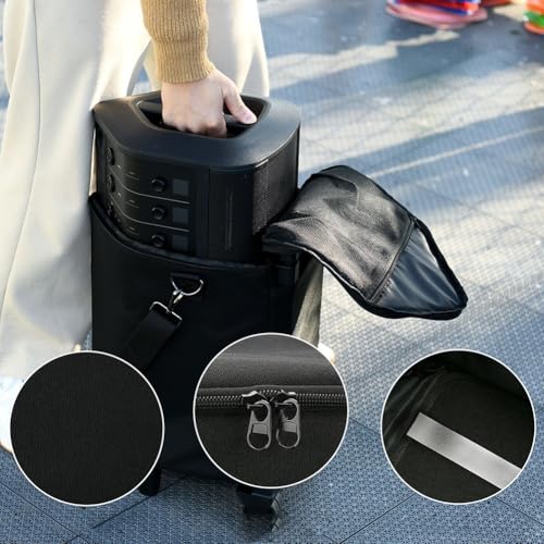 Umhängetasche Tragetasche für Bose S1 / S1 Pro+, tragbare Aufbewahrungs-Trolley-Tasche für Audio, Lautsprecher-Umlenkrolle, Schutzhülle