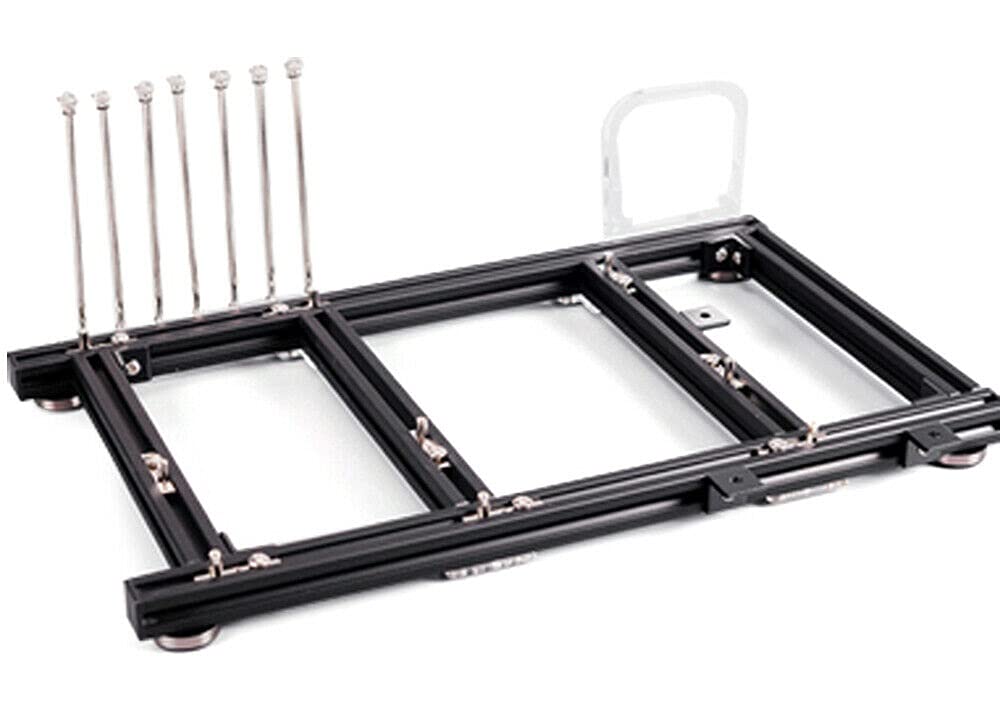 ATX PC Open Case Test Bench Open Frame Case Computer Open Air PC Case Bracket Aluminum Support Graphics Card Mini ATX Case Open Frame Computer Case