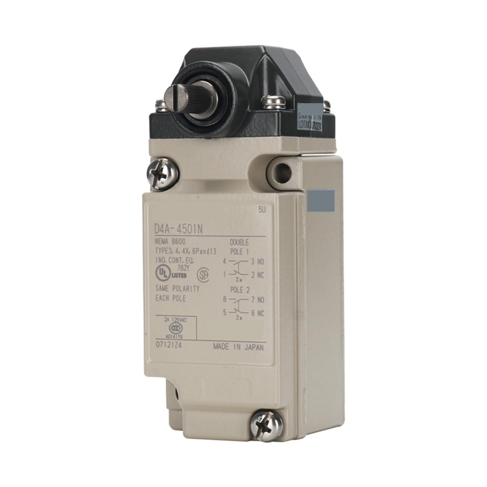 Interruptores de límite, D4A A00 3101N 3112N 4501N 4510N Interruptor De Límite,para control eléctrico(D4A-4510N)