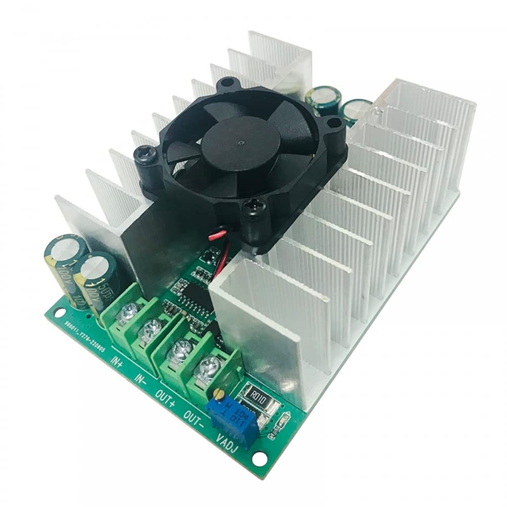 DC-DC Buck Converter, 500W 12-75V bis 12-50V Einstellbares Step Down Power Supply Module, Hochleistungs-Leistungsumwandlungsplatine