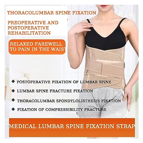 Faja lumbar soporte profesional cintura XL beige miniatura 3