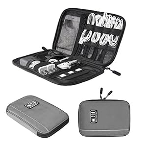 BAGSMART Electronic Organizer Travel Universal Cable Organizer Electronics Accessories Cases for Cable, Charger, Phone…