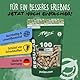 PURIZE® Aktivkohlefilter Regular Size ORGANIC - 100er Vorratsbeutel - Ø 9mm premium Filter - Aktivkohle auf Kokosnuss-Basis