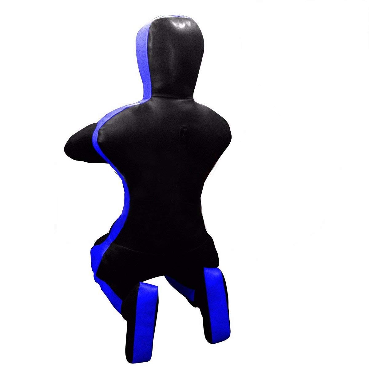 LEATHERAY MMA Martial Arts Brazilian Grappling Dummy Jiu Jitsu Punching Bag Blue-Unfilled
