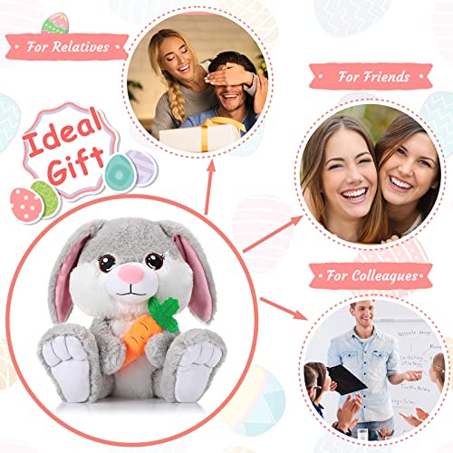 Chalyna8incheasterplushbunnyrabbitstuffedanimalgrayfloppyearsittingbunnyhuggableandwashablebunnyplushtoygiftforkidsgirlsboysbirthdayeasterstuffersbirthdaypartysupplies Urban Country Home Decor Chalyna 8 inch easter plush bunny rabbit stuffed animal gray floppy ear sitting bunny huggable and washable bunny plush toy gift for kids girls boys birthday easter stuffers birthday party supplies urban country home decor