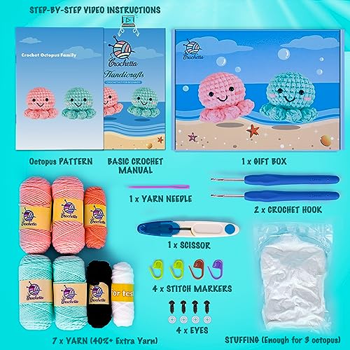 Encuentra la mejor selección de Pulpo ganchillo para comprar online. 2 Imagen adicional
