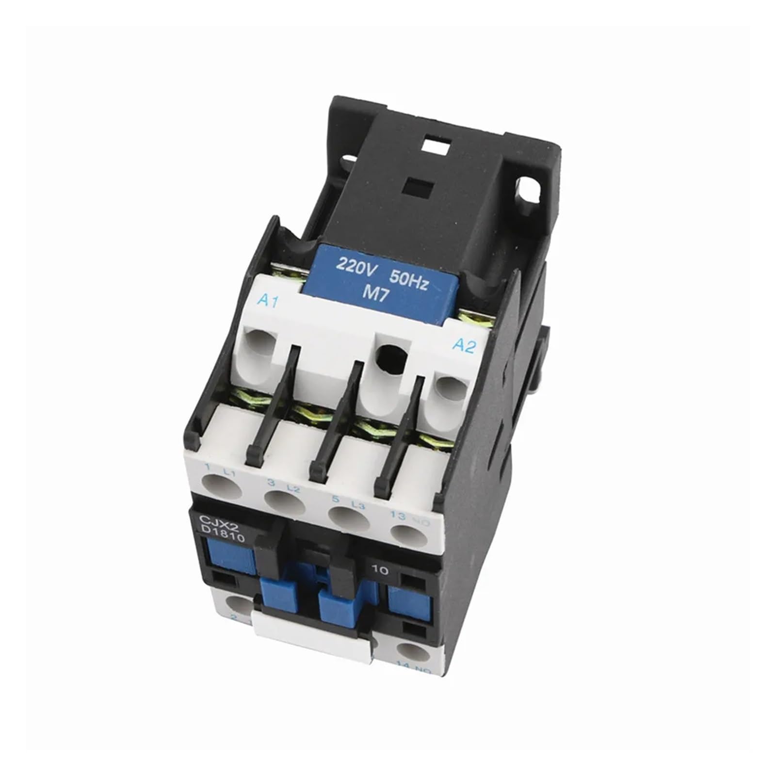 CJX2-1810 LC1 stycznik AC 18 A, 3-fazowy, 3-biegunowy, bez napięcia cewki 380 V, 220 V, 110 V, 36 V, 24 V, 50/60 Hz, montaż na szynie DIN 3P + 1NO normalnie otwarty (AC 36 V)