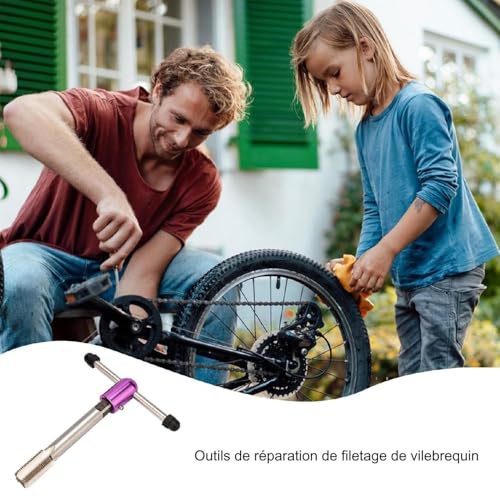 Taraud de pédale de vélo pour atelier domestique et garage