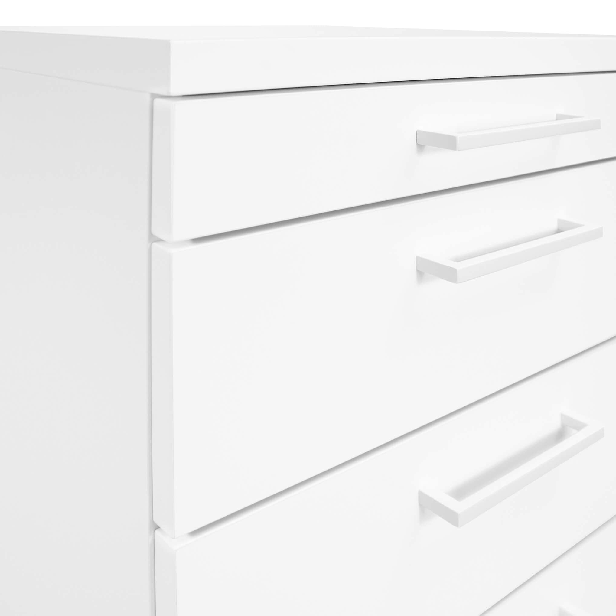 Profi Rollcontainer 60cm tief weiß Rollschrank Büro Container Optima