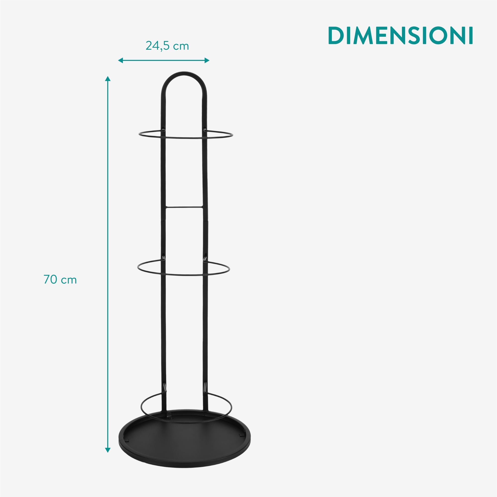 Navaris Rastrelliera da Basket - Porta Pallone Calcio Pallavolo e Altri Sport - Soluzione di Stoccaggio a 3 Livelli - Montaggio Senza Viti - in Acciaio - per Camera Garage Palestra