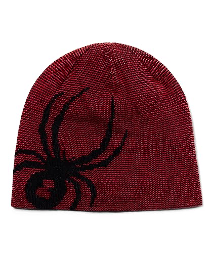 Spyder Bug réversible garçon : bonnet de ski technique double face pour enfant