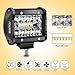 BEAMTRON Led Light Bar 4 Inch 120W 12,000Lm Led Light Pods Waterproof Driving Fog Lights Combo Spot Flood Off Road Lights for Trucks ATV UTV SUV Pickup Marine -2 Pack