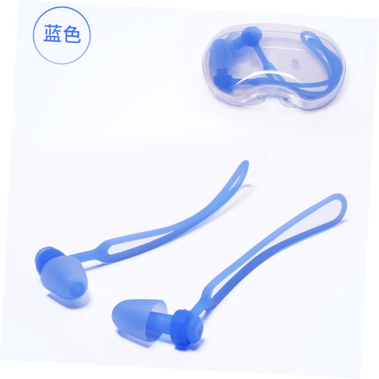 BRIGHTFUFU Swim Ear Plugs with Hanging Rope Underwater Earplugs for Kids Silicone Earplugs for Swimming Protection