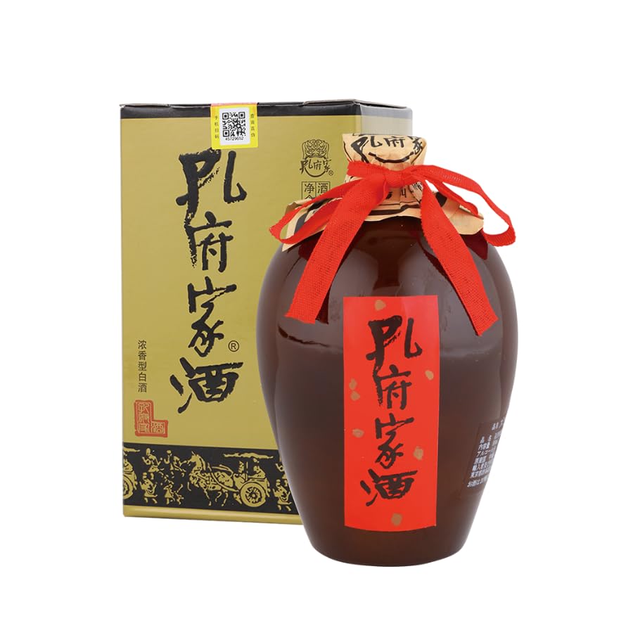Amazon.co.jp: 孔府家酒（壺）500ml アルコール39度 箱付 中国酒 白酒