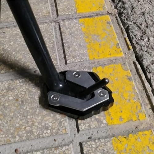 Béquille latérale moto instable solution élargisseur plaque XSR700 - 3