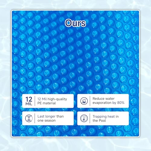 Cobertor solar para piscina 16x32ft Real Relax miniatura 3