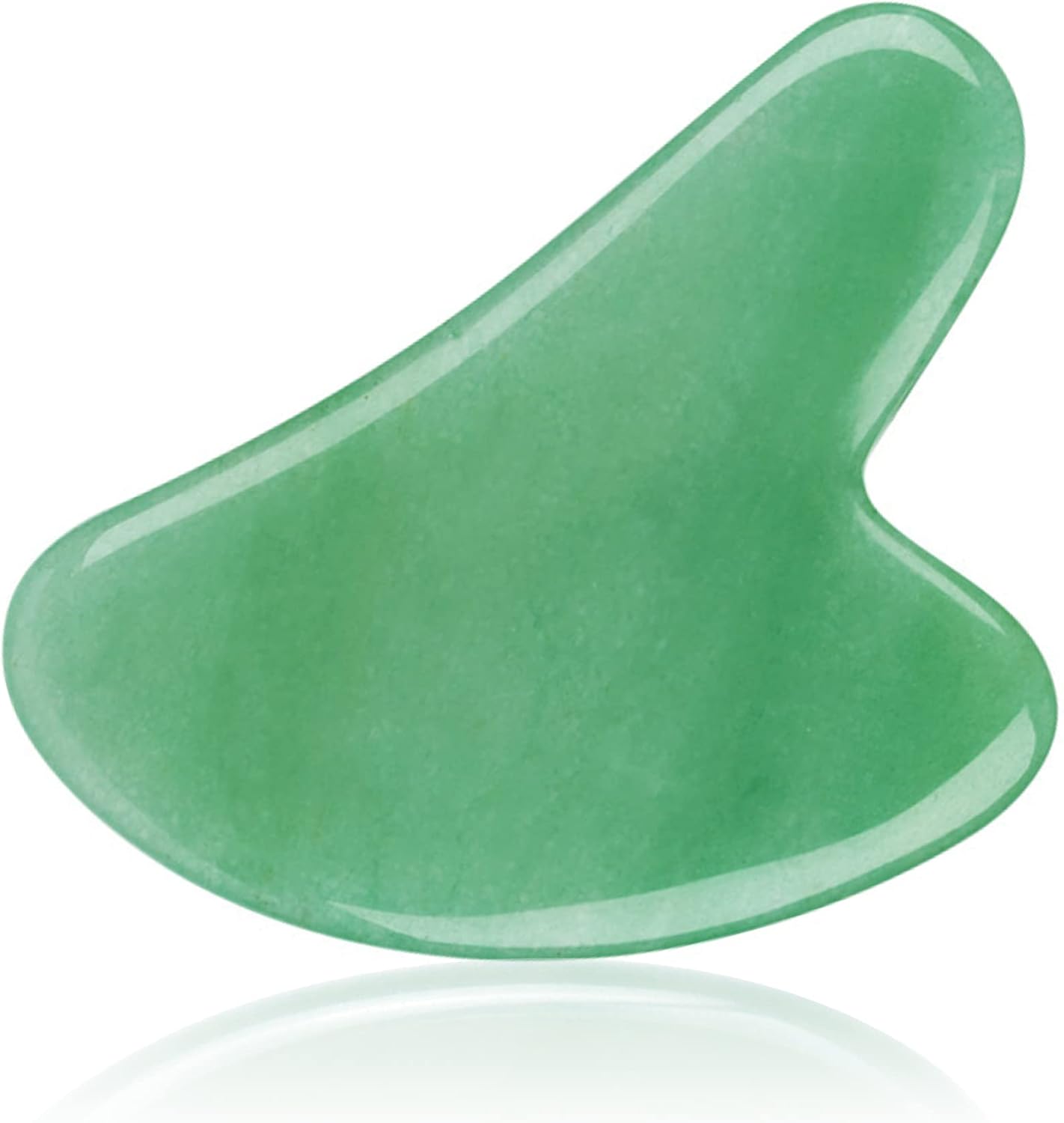 Gua Sha Facial Tool, Natural Jade Stone Guasha Board for SPA Acupuncture Therapy Trigger Point Treatment, Gua Sha Scraping Massage Tool (Pink) : Health & Household