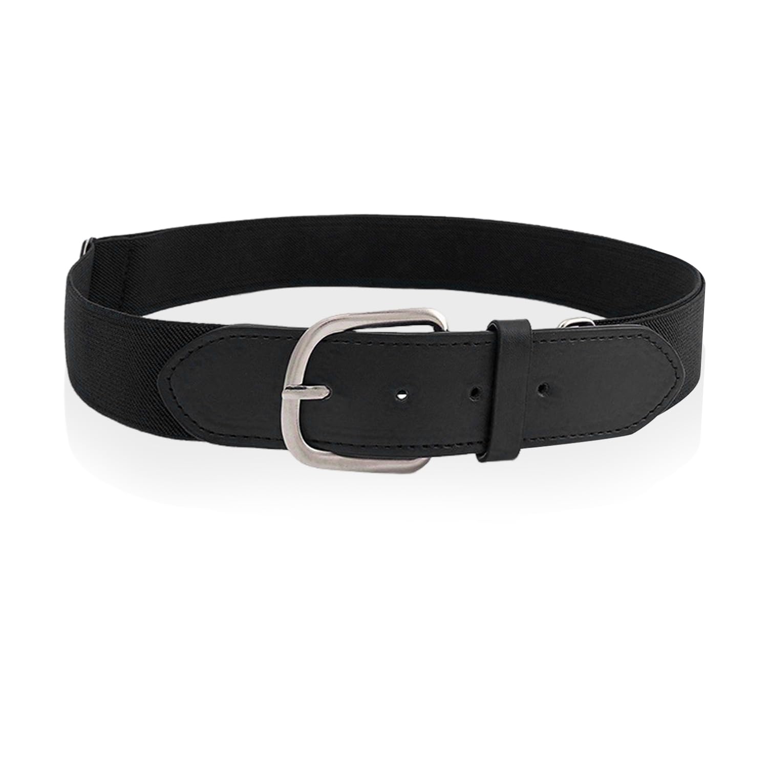 Cinturón Negro Ajustable Elástico para Niños, Accesorio de Moda