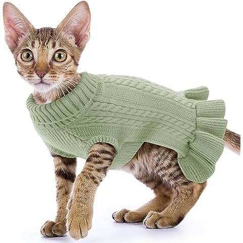 ALAGIRLS Soft Christmas Fleece Dog Sweater Cover