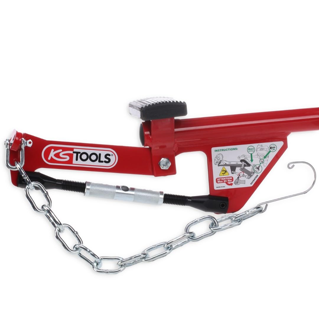 KS Tools 700.1495 Universal-Achshebel Mit Kette, 960mm