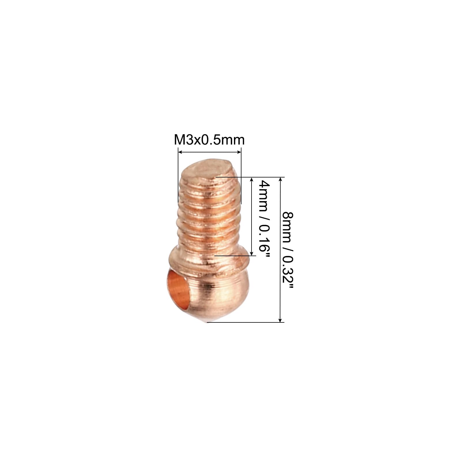 PATIKIL M3x0.5 Eye Bolts - Image 2